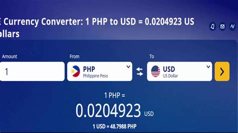 6.99 USD to PHP (US Dollar to Philippine Peso) FX Convert.